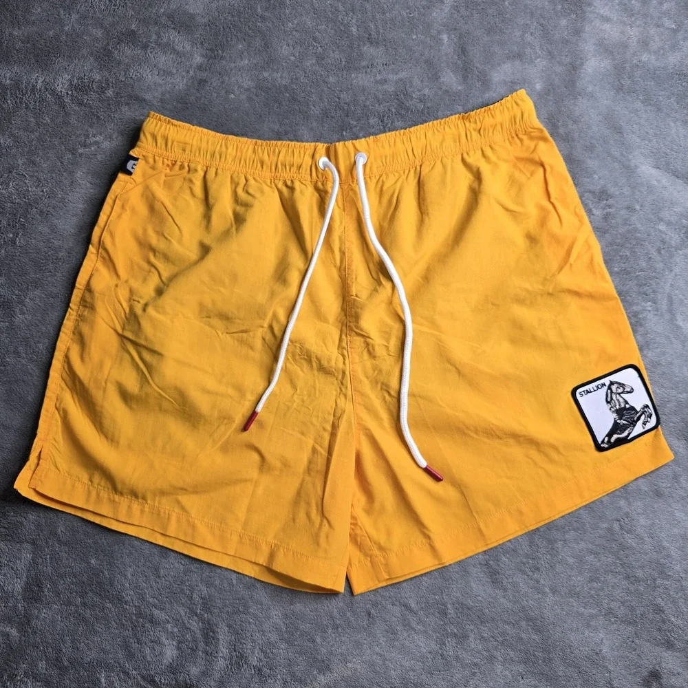 NWT Goorin Bros Horse Italian Stallions Swim Trunks Shorts Mens L The Farm